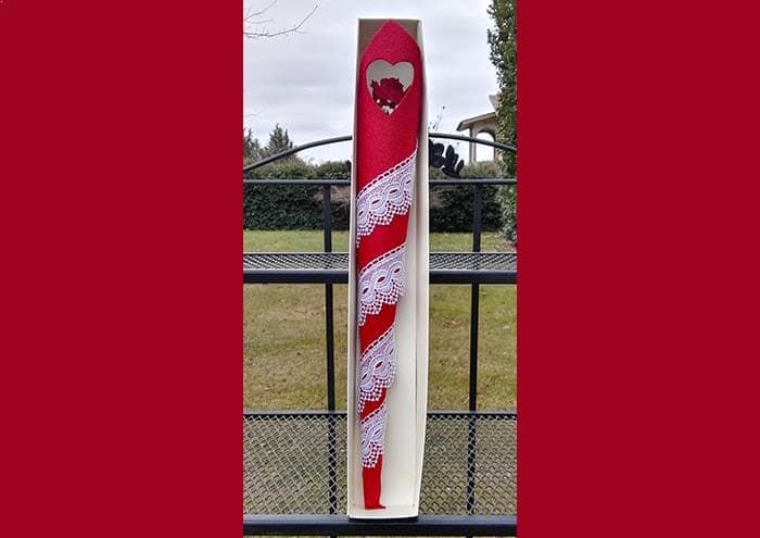 Passion scatole per rose rettangolari monofiore (foto 1)