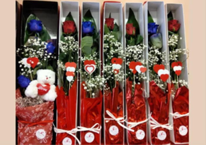 Passion scatole per rose rettangolari monofiore - immagine 17