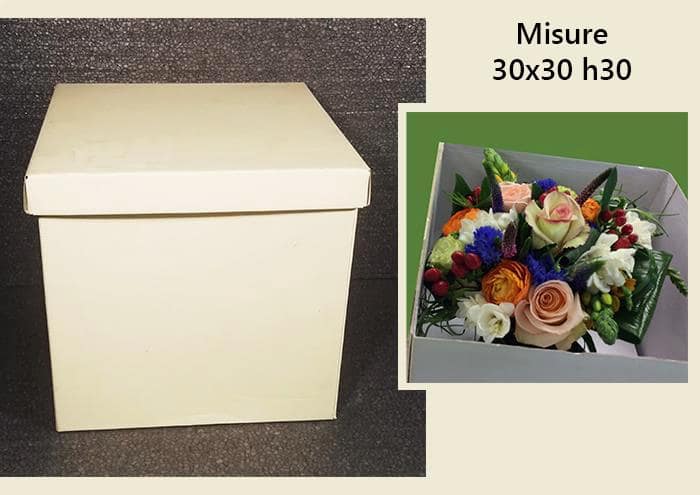 Wedding Box scatola porta bouquet da matrimonio cm 30x30x34