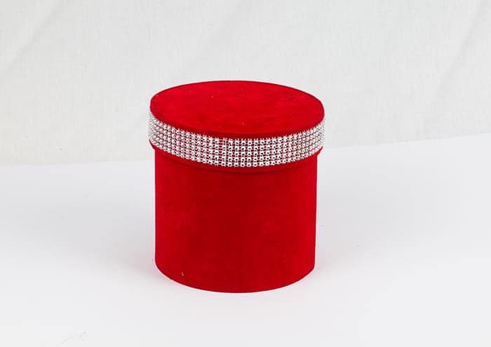 creflo165 Waveflò Prestige small luxury edition scatola per fiori velluto rosso ecommerce complementieregali