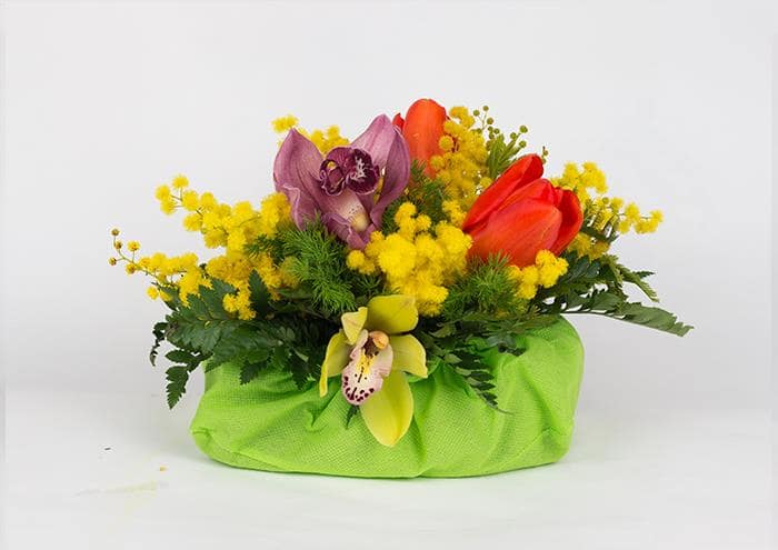 Porta sushi di fiori grande in tessuto non tessuto - Confezioni per fiori