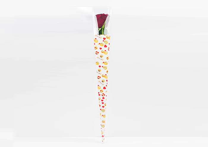 creflo 295 Everyday-Rose scatole trasparenti per rosa singola cm 75 emojilove ecommerce complementieregali