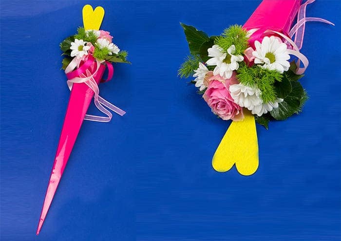 Everyday-Queen scatola regalo per scettro di fiori cm 50 Fucsia