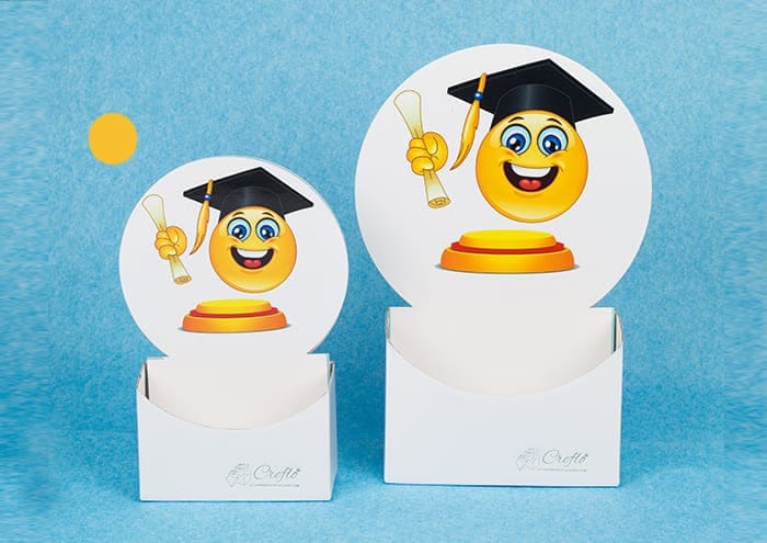 Scatole personalizzate con sticker Emojiflò Doc - piccolo