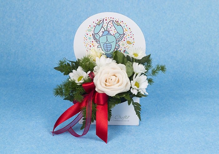 Scatola personalizzata con Sticker segni zodiacali