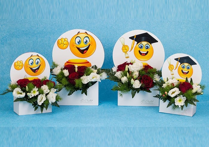 Scatole personalizzate con emoticon