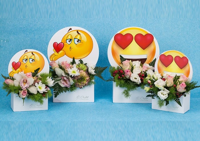 Emojiflò - scatole regalo personalizzate con emoticon