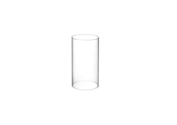 Parafiamma vetro cilindrico diametro 7 alto 15 cm
