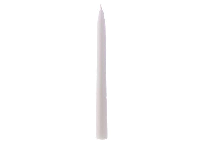 Candele coniche antigoccia altezza 25 cm box 48 pz