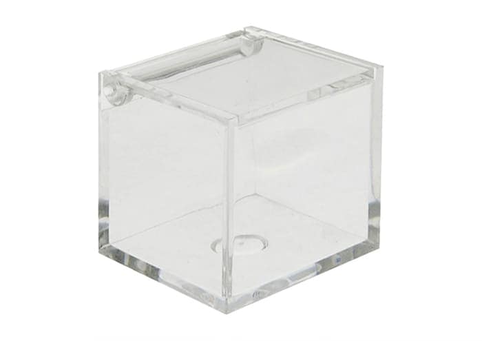 Immagine e commerce Cubo in plexiglass con tappo apribile lato 8 cm