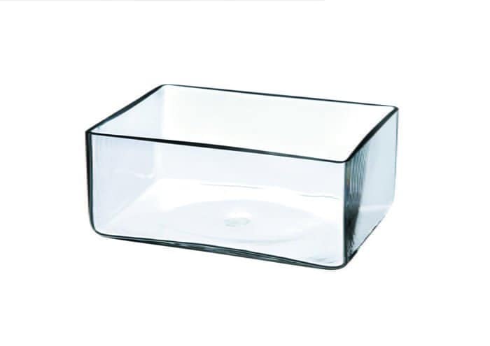 Immagine e commerce Rettangolo in vetro largo 25 profondo 18 alto 10 cm