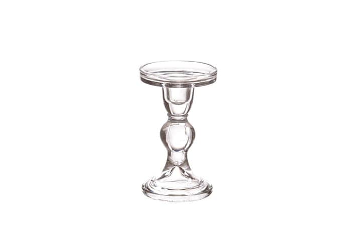 Immagine e commerce Portacandela in vetro alto 14 cm