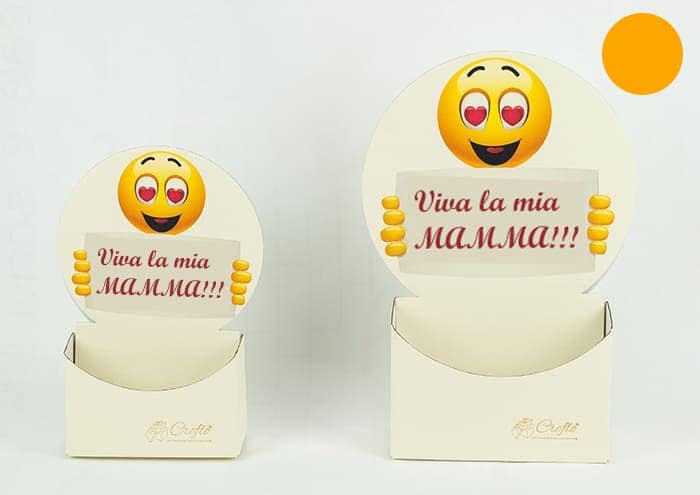 Immagine e-commerce Scatole personalizzate con sticker Emojiflò Viva Mamma medie