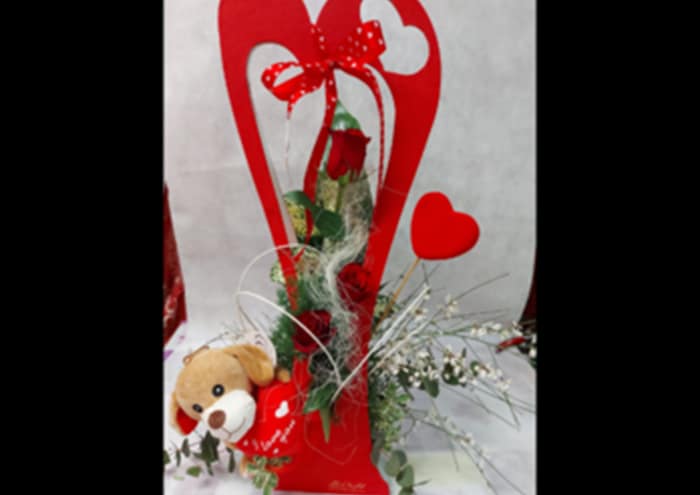 Cuore bag Grande Flower bag a forma di cuore - immagine 6