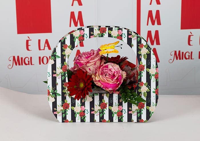 Perfect bag flowers bag per fiori fantasia Rose vintage