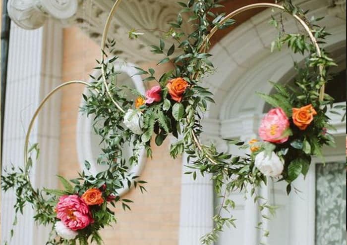 Cerchio in ferro da appendere Made in Italy diametro 80 cm - immagine 5