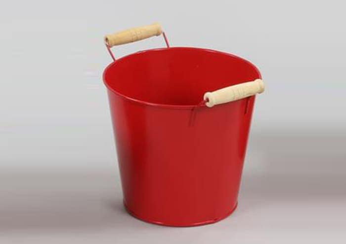 immagine-e-commerce-Porta vaso in latta per piante vaso diametro 16 cm-rosso