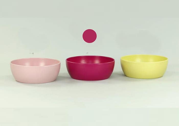 Immagine e commerce Ciotole ceramica color ciclamino diametro cm 30 h11