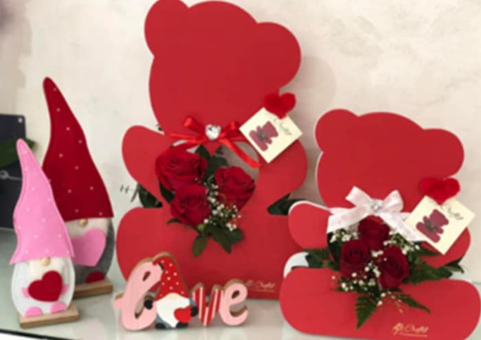 Orso bag grande-Rosso-Confezioni per Fiori - immagine 6