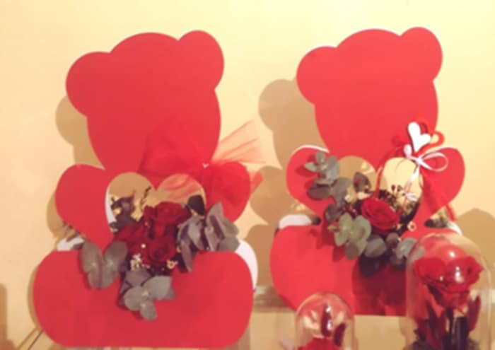 Orso bag grande-Rosso-Confezioni per Fiori - immagine 5