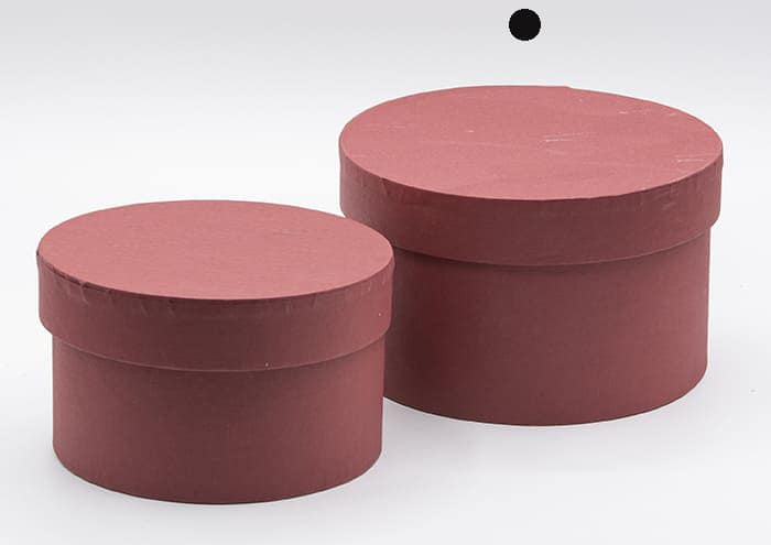 waveflo-cm-20-flowerbox-tonda-fantasia-di-Natale-Bordeaux