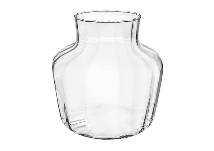 Immagine e commerce Vaso vetro ottico forma damigiana bocca larga diametro 30 cm