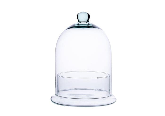 Immagine e commerce Cupola di vetro con base interna forma cilindrica cm 19 h25