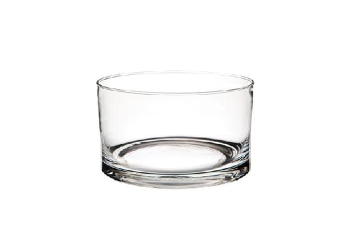 Immagine e commerce Cilindro in vetro basso e largo diametro 19 cm alto 10