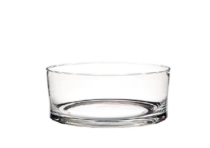 Immagine e commerce Cilindro in vetro basso e largo diametro 30 cm alto 12