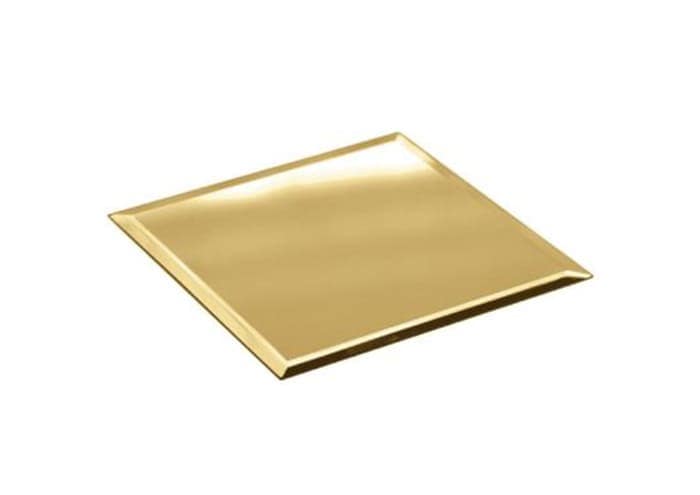 Immagine e commerce Specchio quadrato color oro per centrotavola 40x40 cm