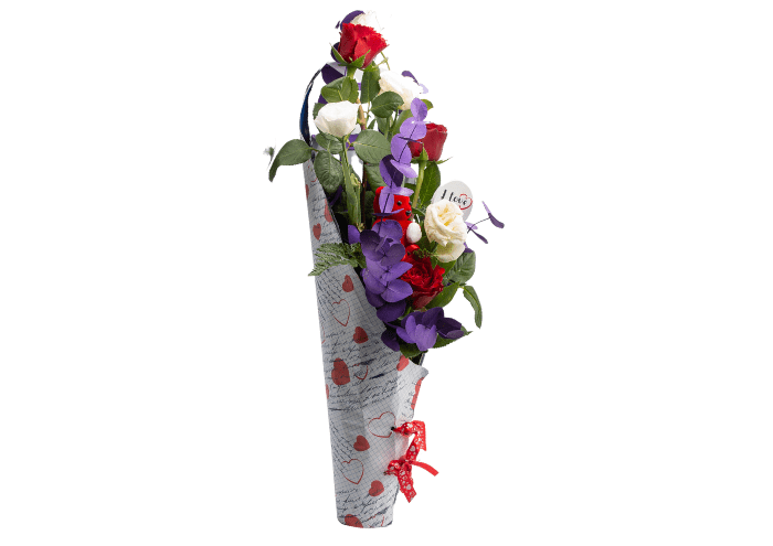 flower-cone-flower-box-a-forma-di-cono-alto-55-cm-immagine-1