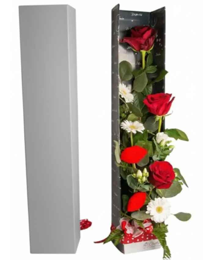 Bringlove box scatola regalo per rose verticale - immagine 3