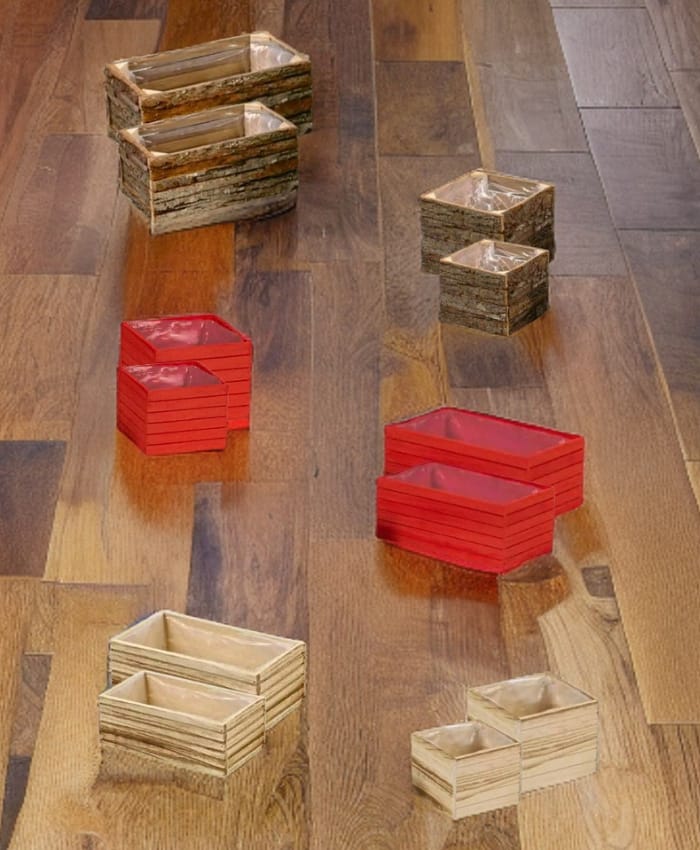 Immagine prodotto Pacchetto Cassette Legno per piante mix medio 28 modelli 195 pz