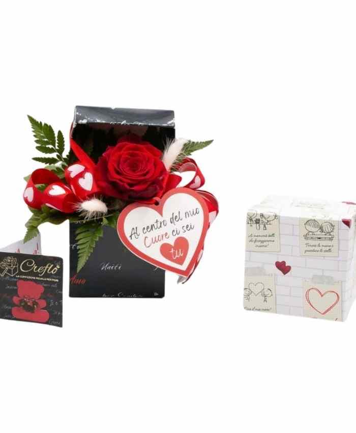 Scatole per fiori a forma di cofanetto quadrato cm 10 - Scatole per fiori - immagine 2