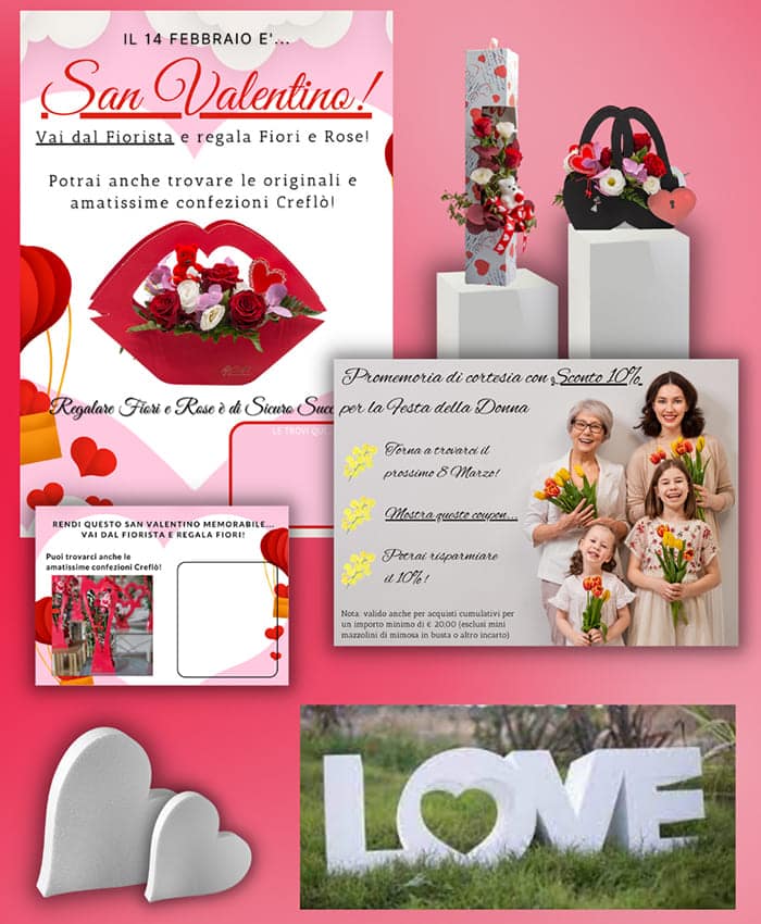 Pacchetto marketing plus San Valentino 2023 by Creflo