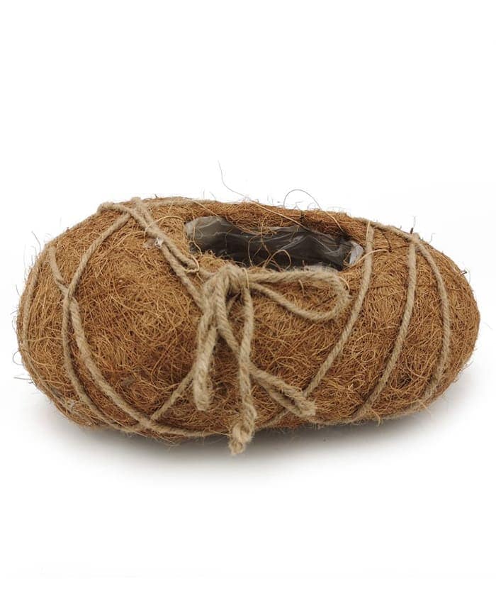 Immagine e commerce Ciotola in fibra di cocco forma ovale irregolare cm 30x17 h13