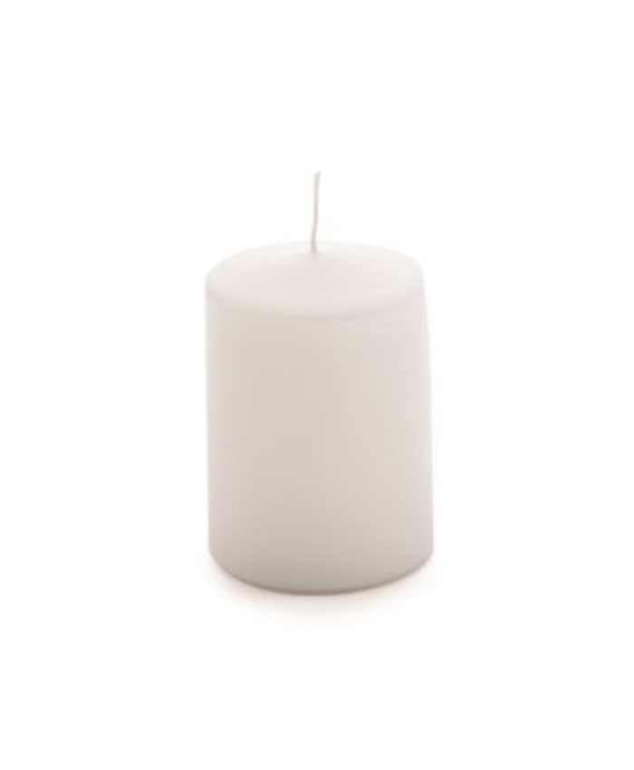 Immagine e commerce Candela Moccolo antigoccia in cera diametro 7 alta 10 cm confezione 4 pz - Bianco