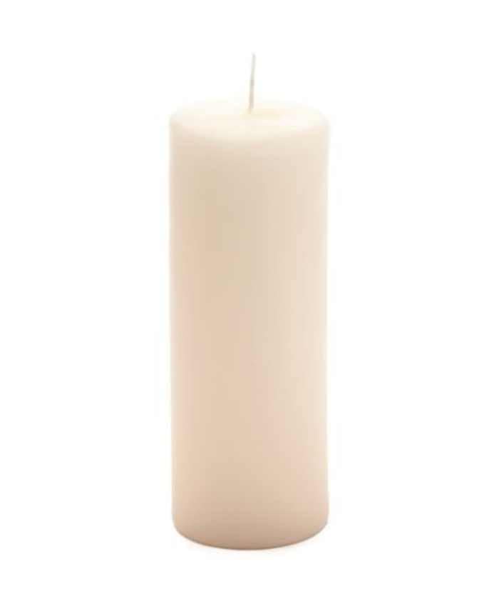 Immagine e commerce Candela Moccolo antigoccia in cera diametro 7 alta 20 cm confezione 4 pz - Avorio