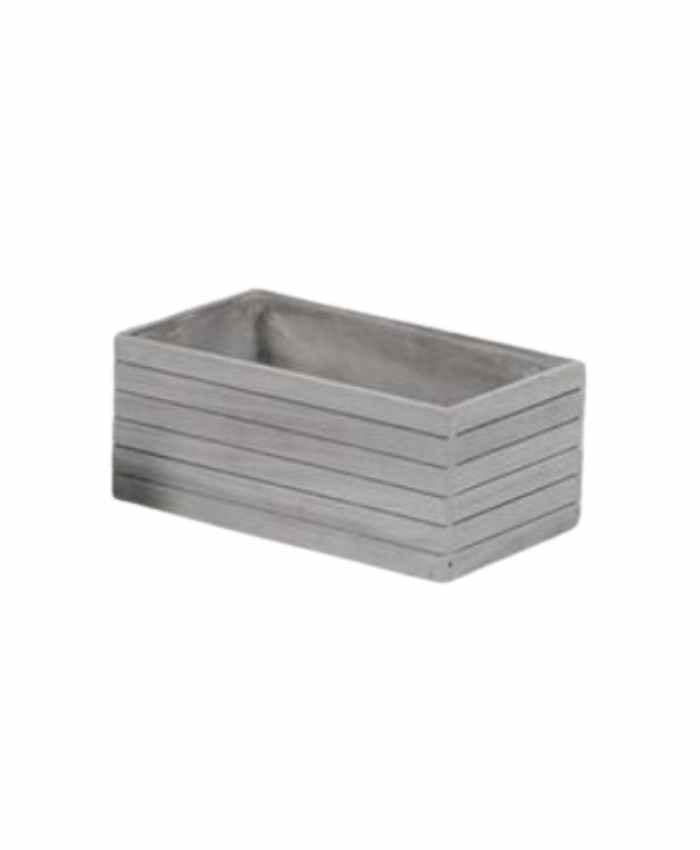 Immagine-e-commerce-Cassetta rettangolare in legno grigio per 2 piante vaso diametro cm 12