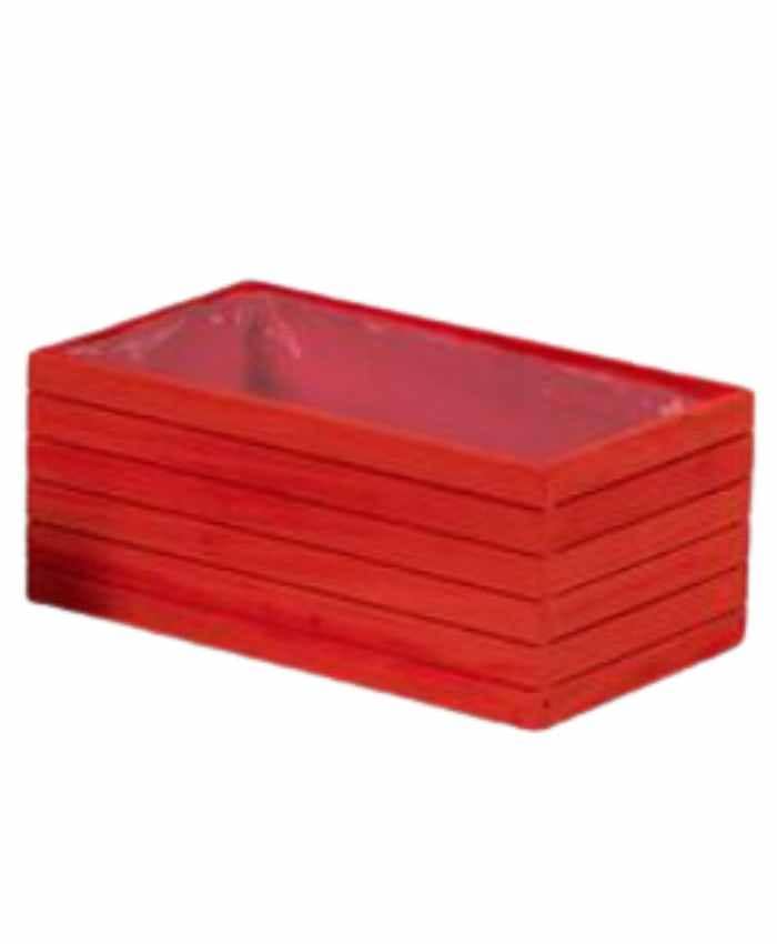 Immagine-e-commerce-Cassetta rettangolare in legno rosso per 2 piante vaso diametro cm 16