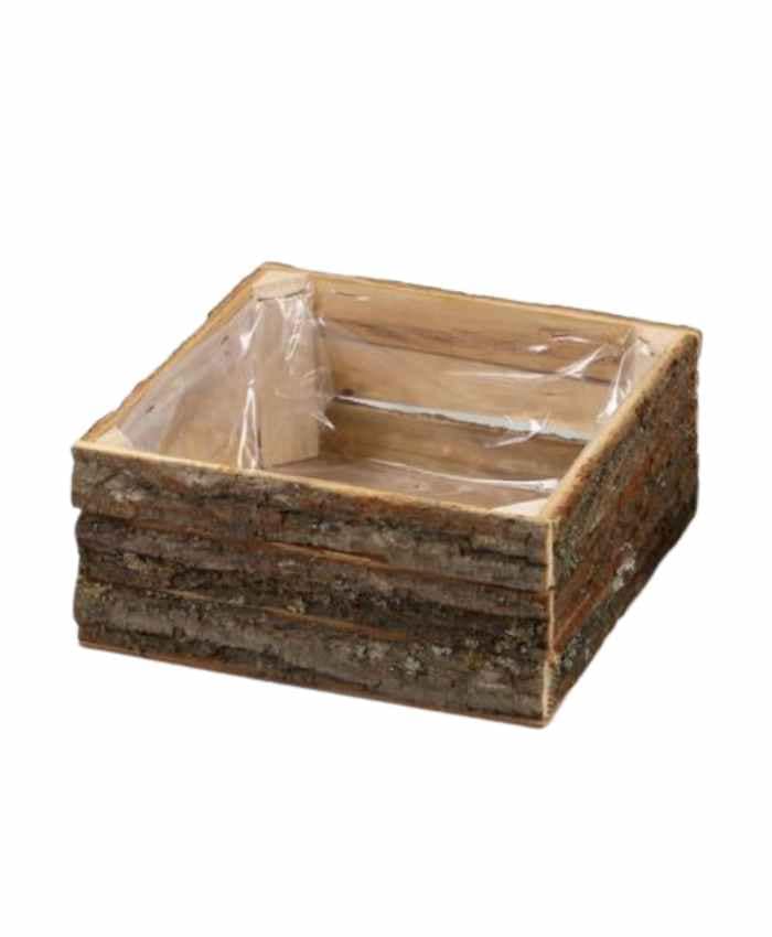 Immagine-e-commerce-Cassetta quadrata bassa in corteccia 25x25 h 11 cm