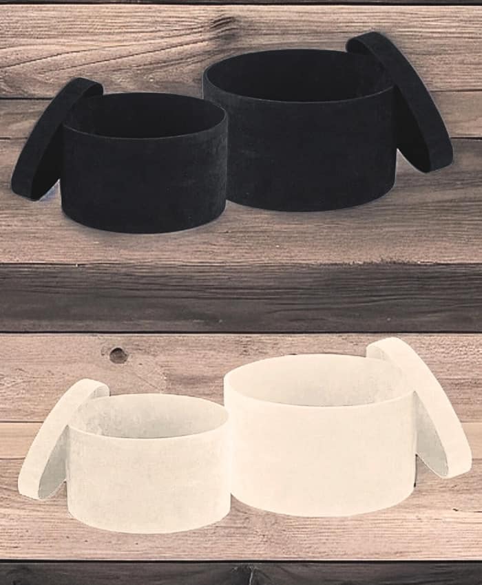 Immagine prodotto Offerta serie 2 Flowerbox tonde Waveflò Velluto diametro 16-20 cm