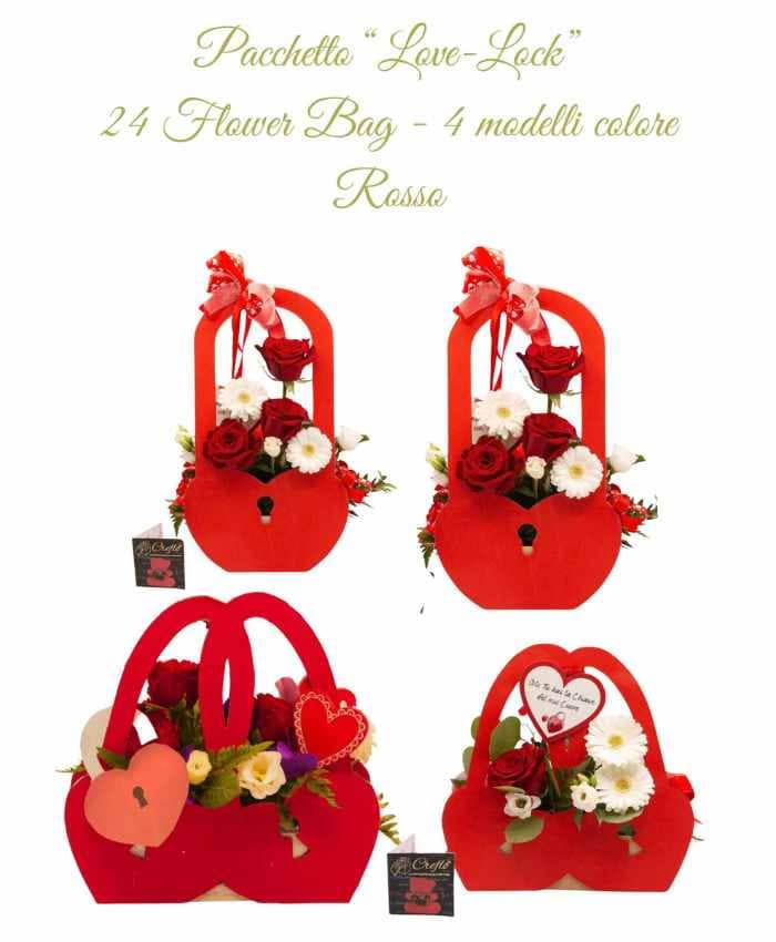 pacchetto-lovelock-24-flower-bag-lucchetto-a-cuore-4-modelli-rosso