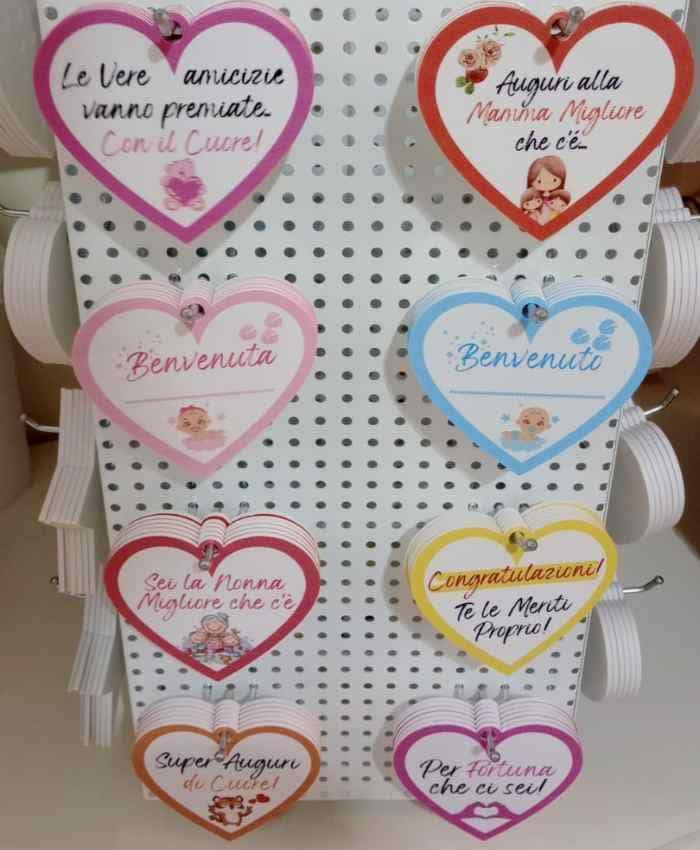 Cuoricino in forex con dedica romantica CHIAVE CUORE cm 10 h9 by Veropensiero - immagine 4