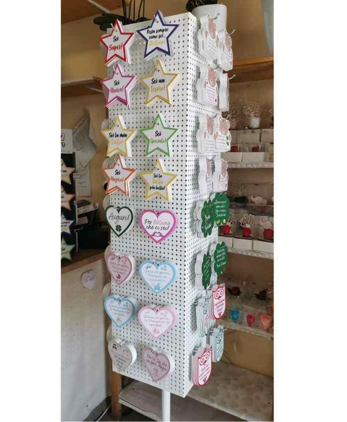 Cuoricino in forex con dedica romantica CHIAVE CUORE cm 10 h9 by Veropensiero - immagine 9