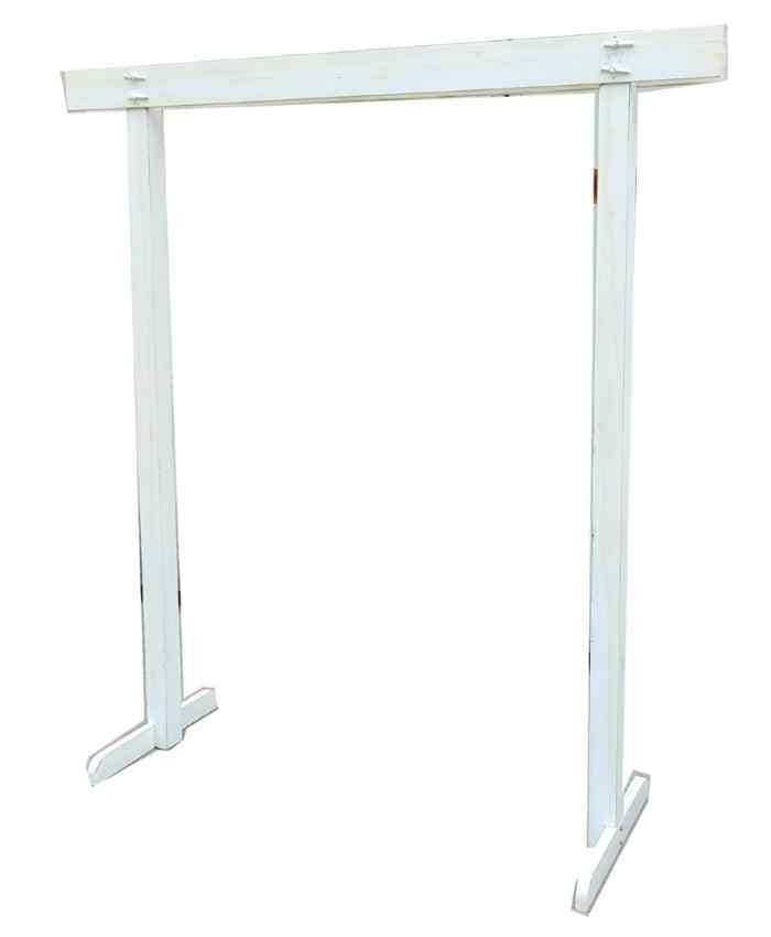 Immagine e commerce Arco in legno Bianco 200x60 h220 cm