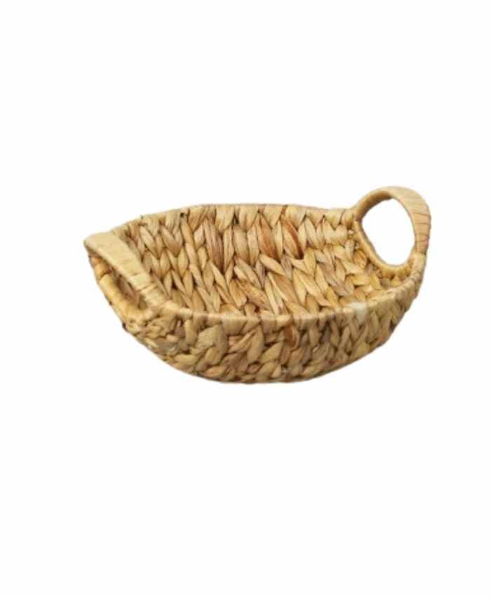 Immagine e commerce Cesto confezione vassoio tondo in banano diametro 20 cm