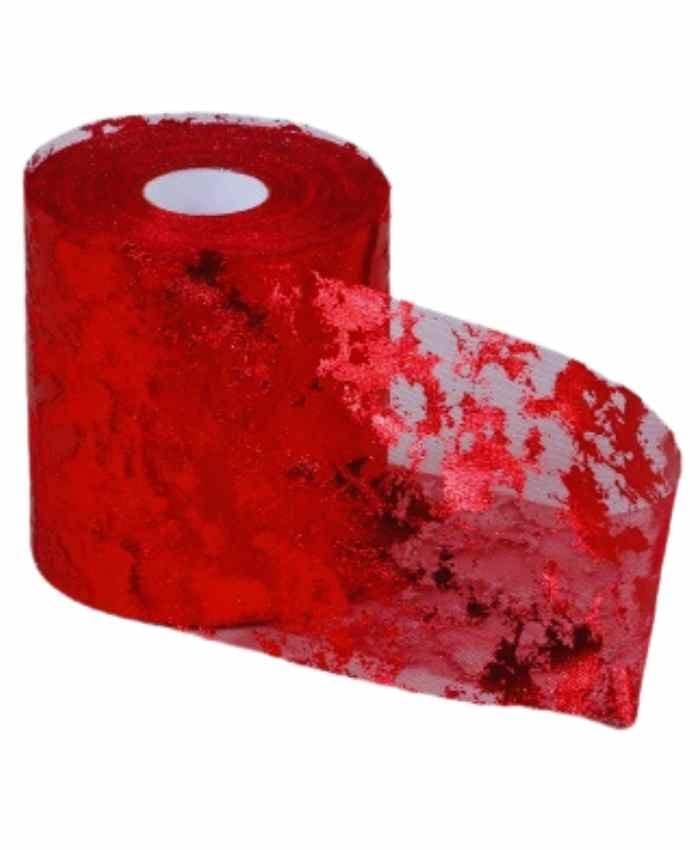 Immagine-e-commerce-Rotolo Tulle rosso decoro lamina metal rosso alto 12 cm lungo 100 mt