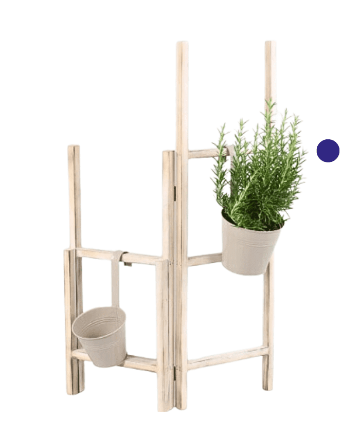 Immagine e commerce Secchello latta da appendere per piante vaso 14 cm colore tortora