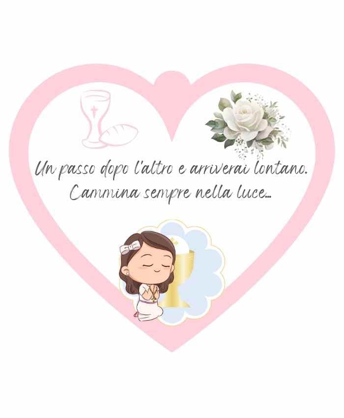 Immagine e commerce Cuoricino in forex con dedica comunione "lei"